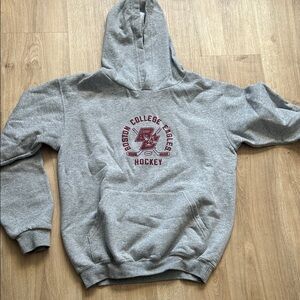 Champion Gray Boston College Eagles Hoodie